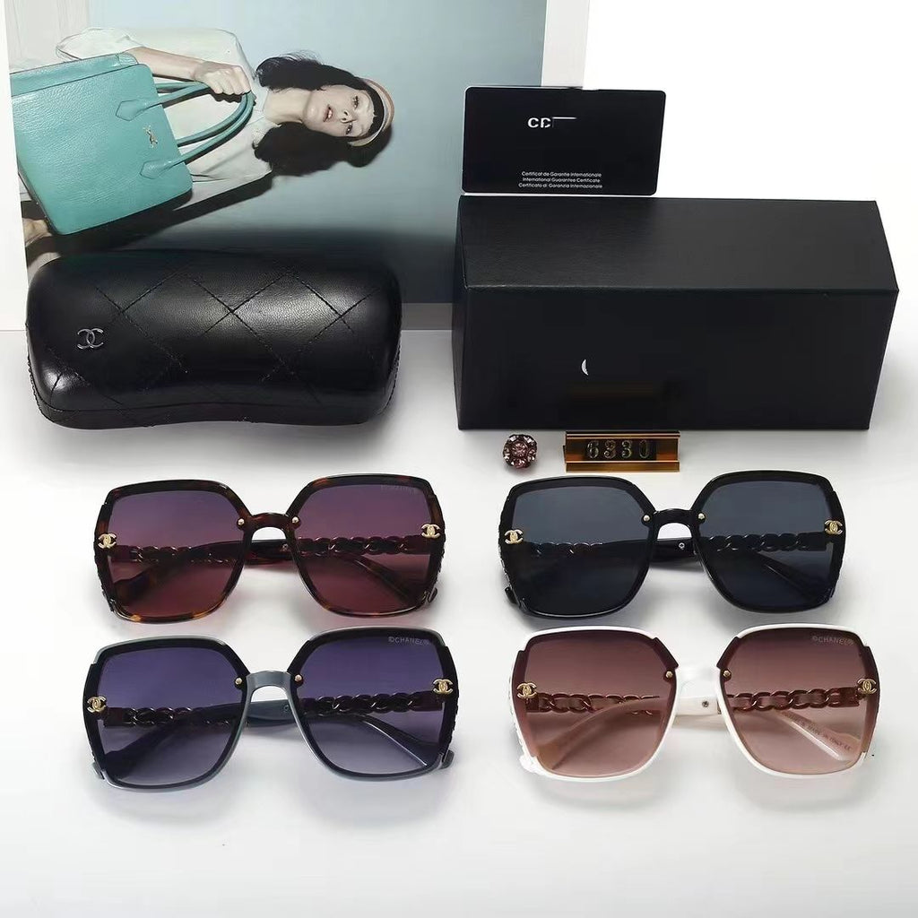 Women's Fashion Full Frame Letter Sunglasses 6330s-sss