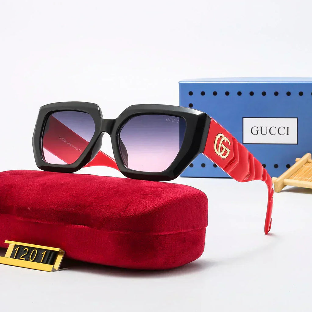 RECTANGULAR-FRAME SUNGLASSES 1201s-sss