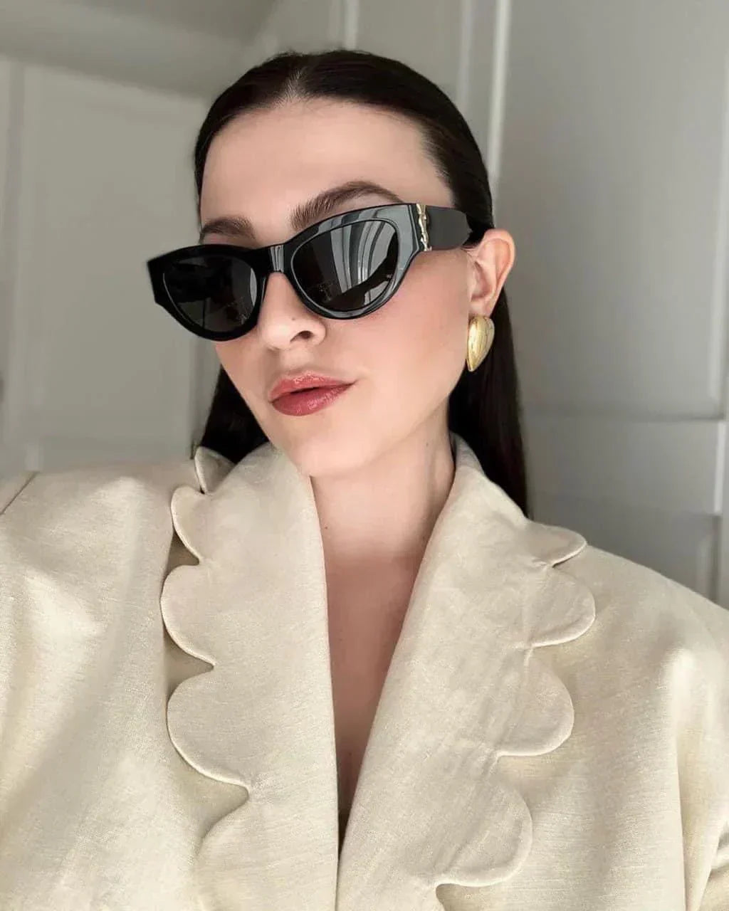 Luxury Large Frame Sunglasses Y-019s-sss