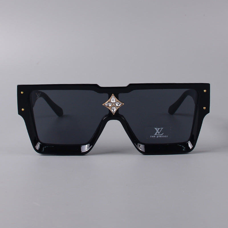 Luxury Large Frame Fashion Sunglasses—82978s-sss