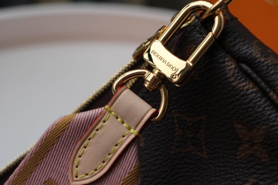 LV Multi Pochette Accessoires Monogram Canvas Cowhide GHW