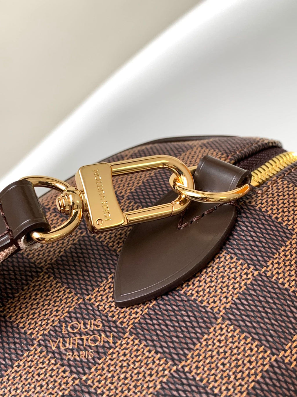 LV Speedy Bandoulière 20cm Brown Damier Ebene Canvas GHW