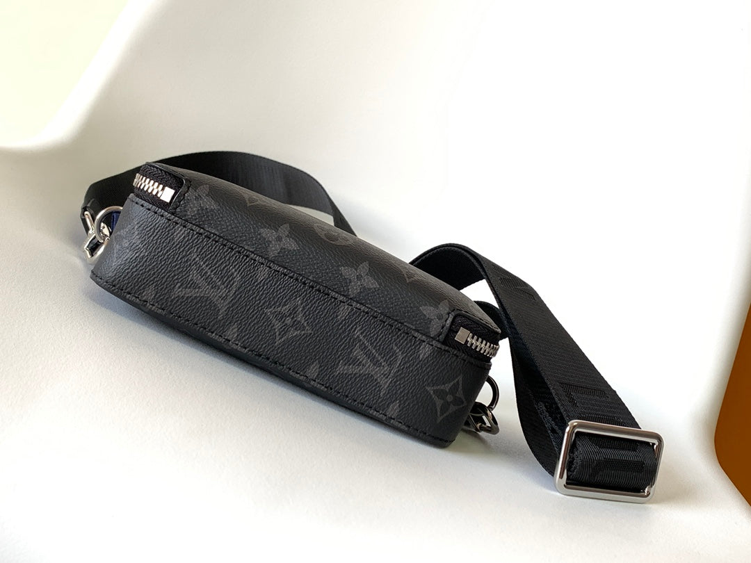 LV Alpha Wearable Wallet Black Monogram Canvas 268782