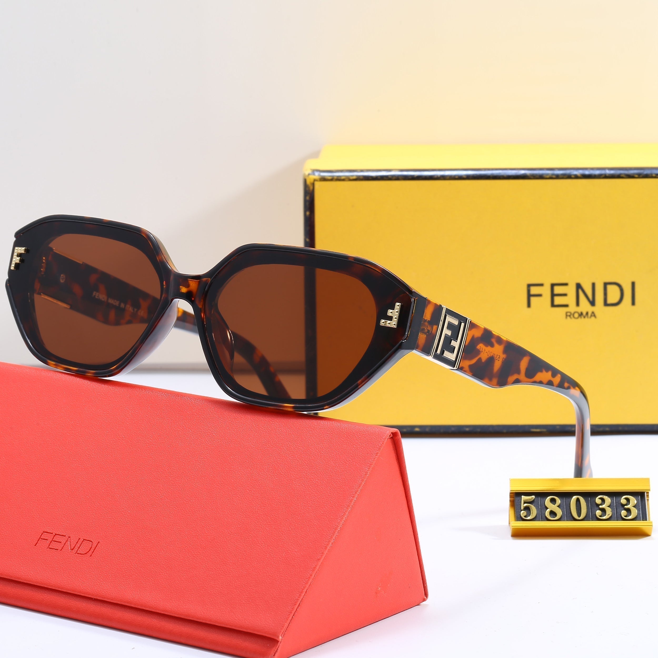 Hexagonal Cat Eye Sunglasses 58033s-sss