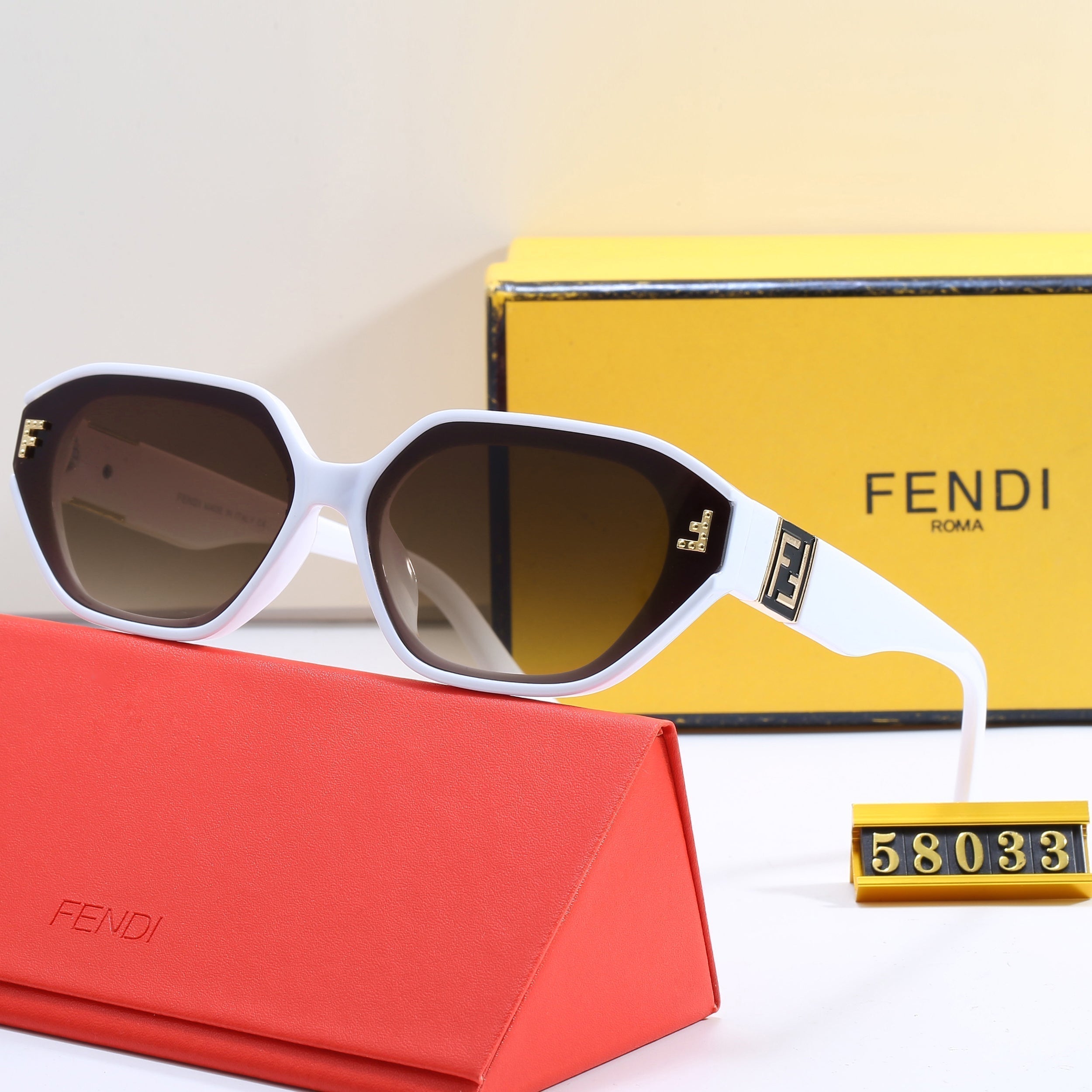 Hexagonal Cat Eye Sunglasses 58033s-sss