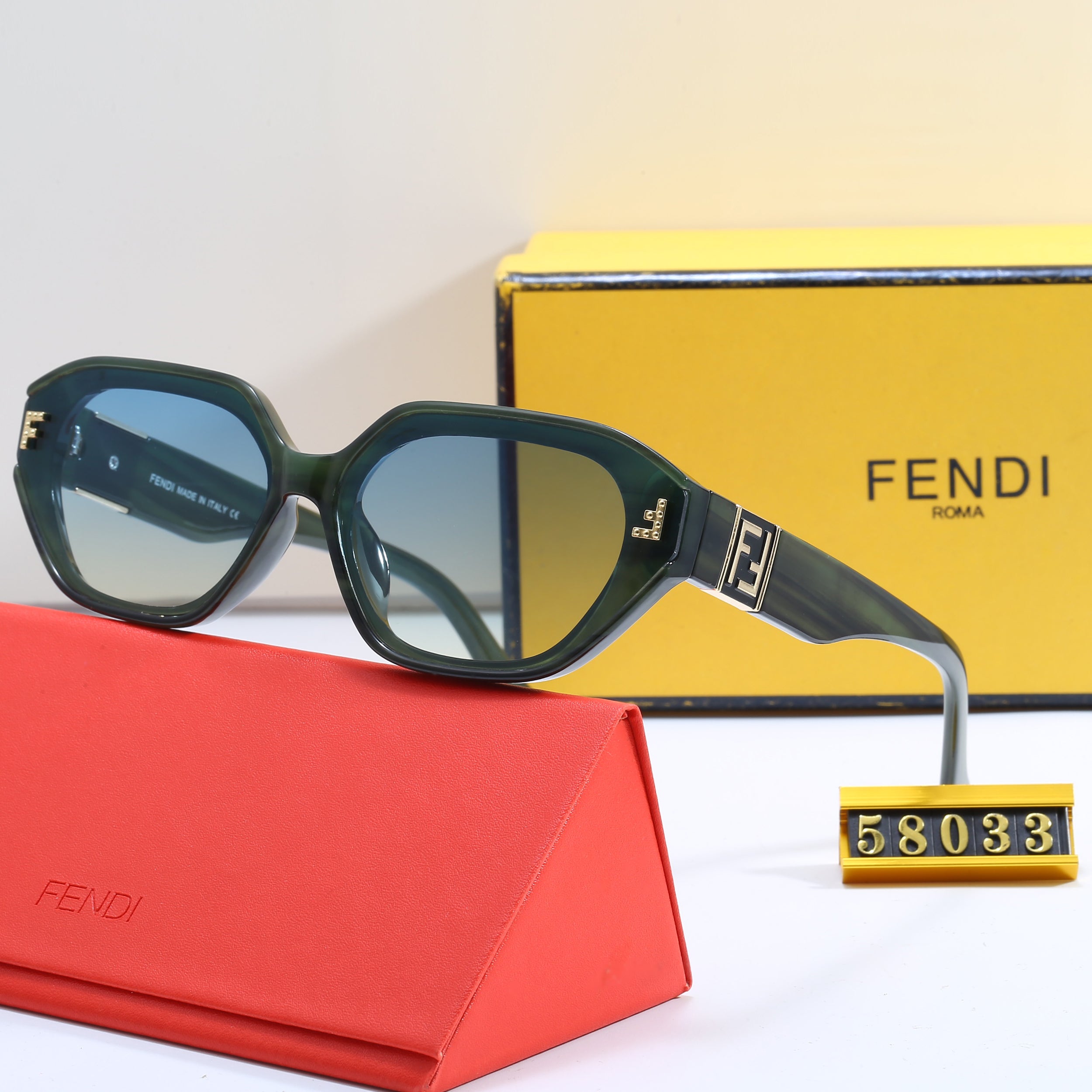 Hexagonal Cat Eye Sunglasses 58033s-sss