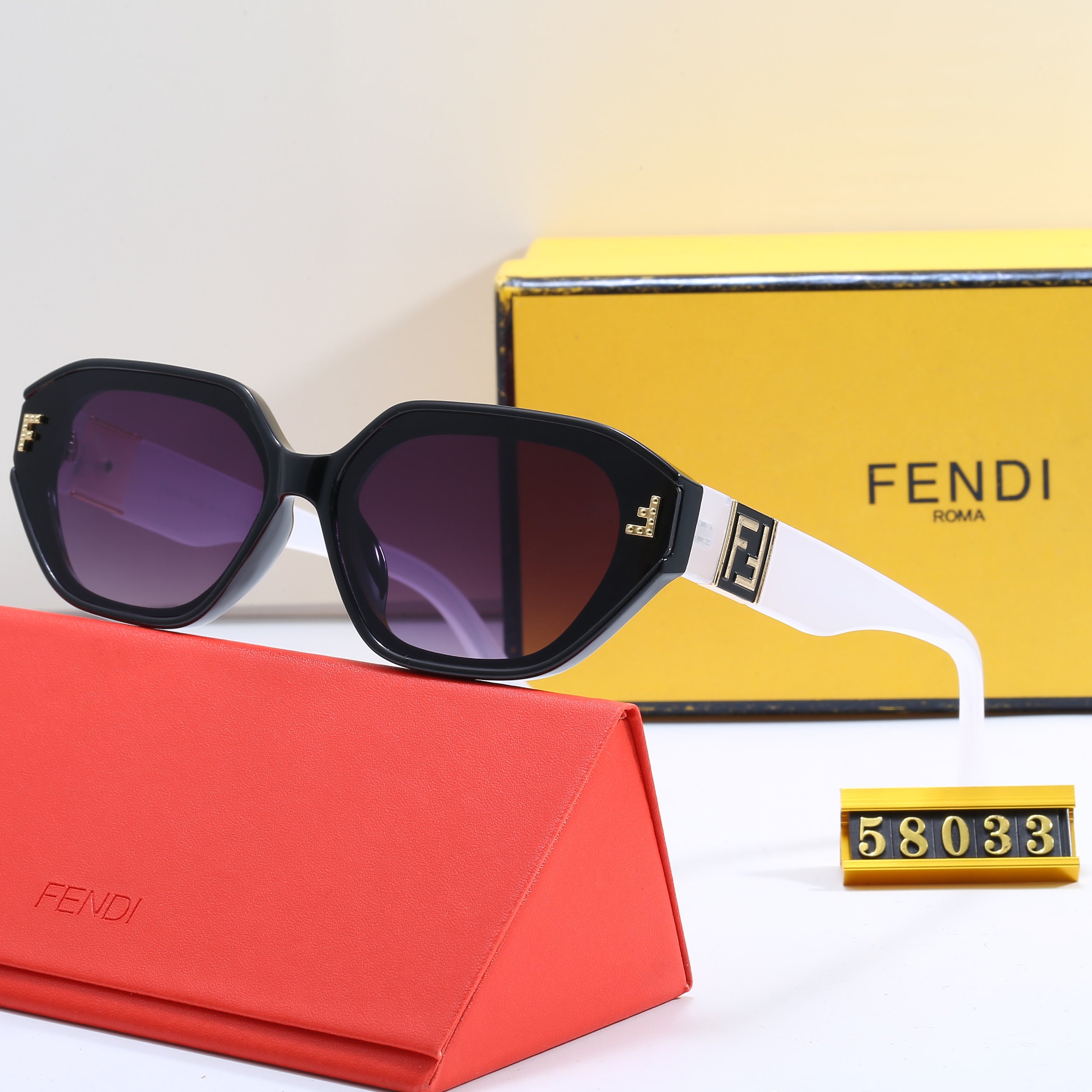Hexagonal Cat Eye Sunglasses 58033s-sss