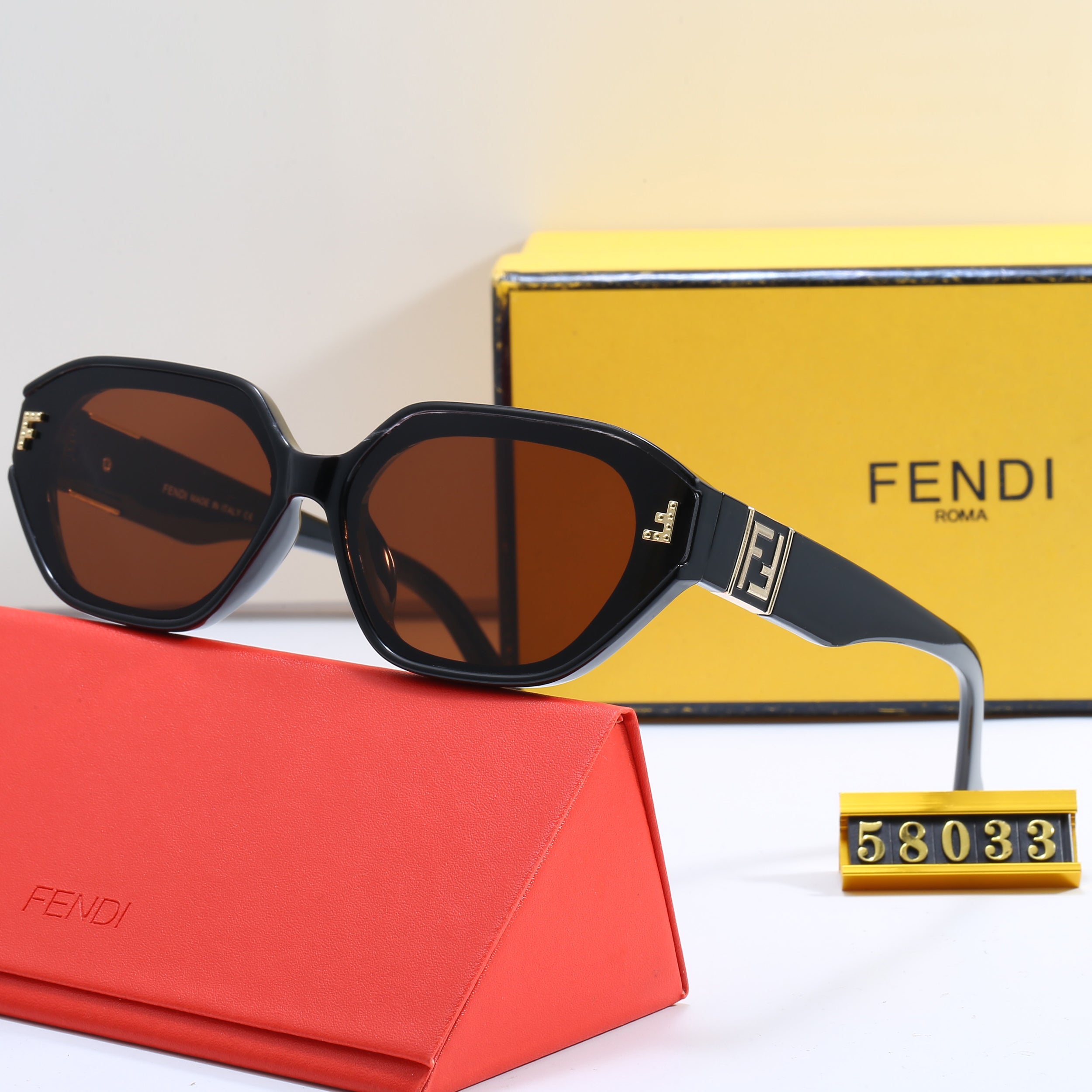 Hexagonal Cat Eye Sunglasses 58033s-sss