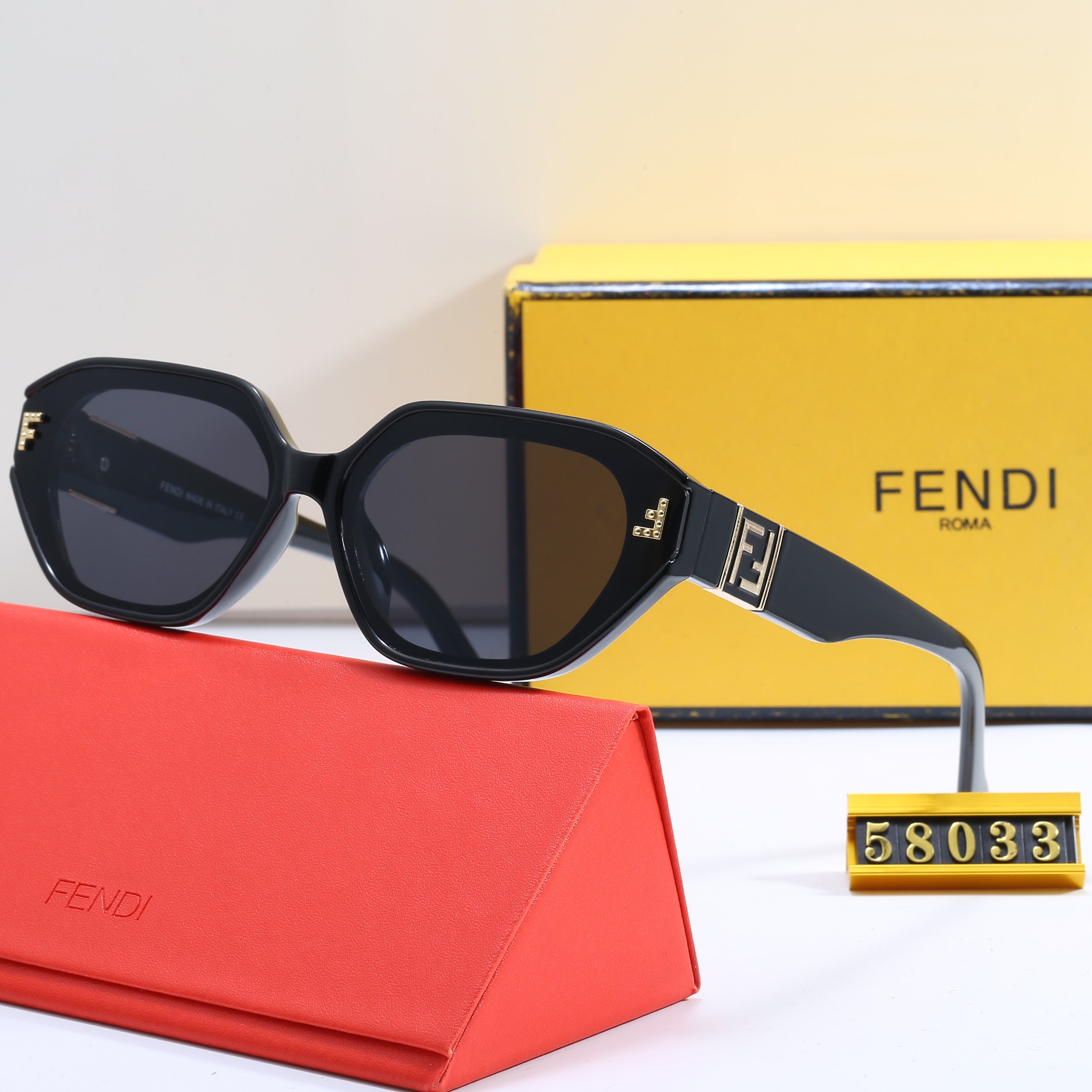 Hexagonal Cat Eye Sunglasses 58033s-sss