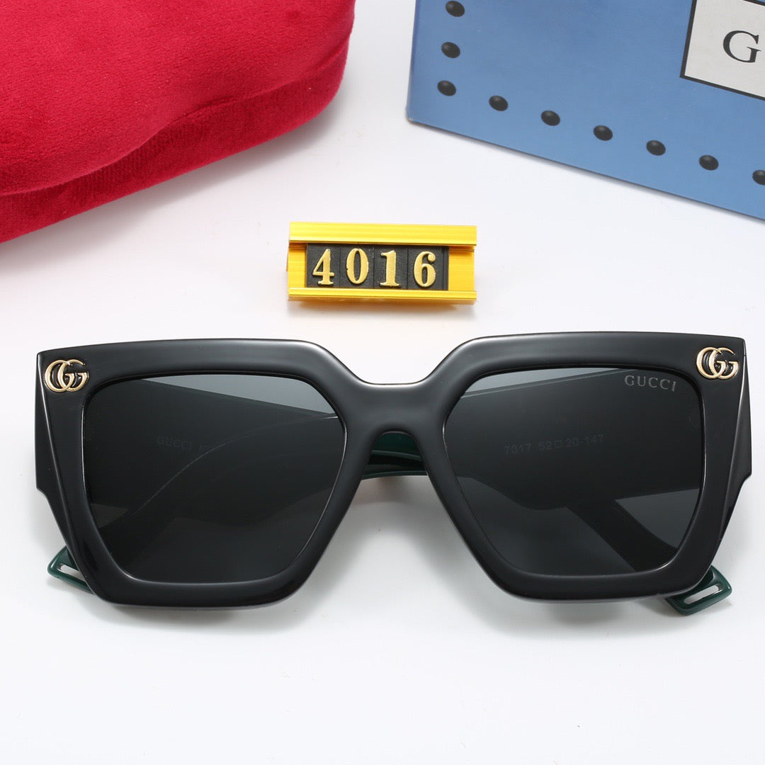 Fashionable wide temple sunglasses 4016s-sss