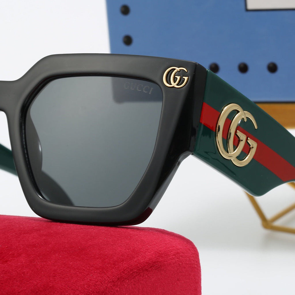 Fashionable wide temple sunglasses 4016s-sss