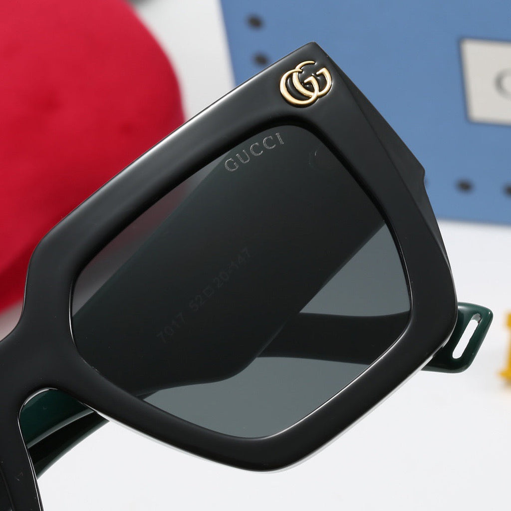 Fashionable wide temple sunglasses 4016s-sss
