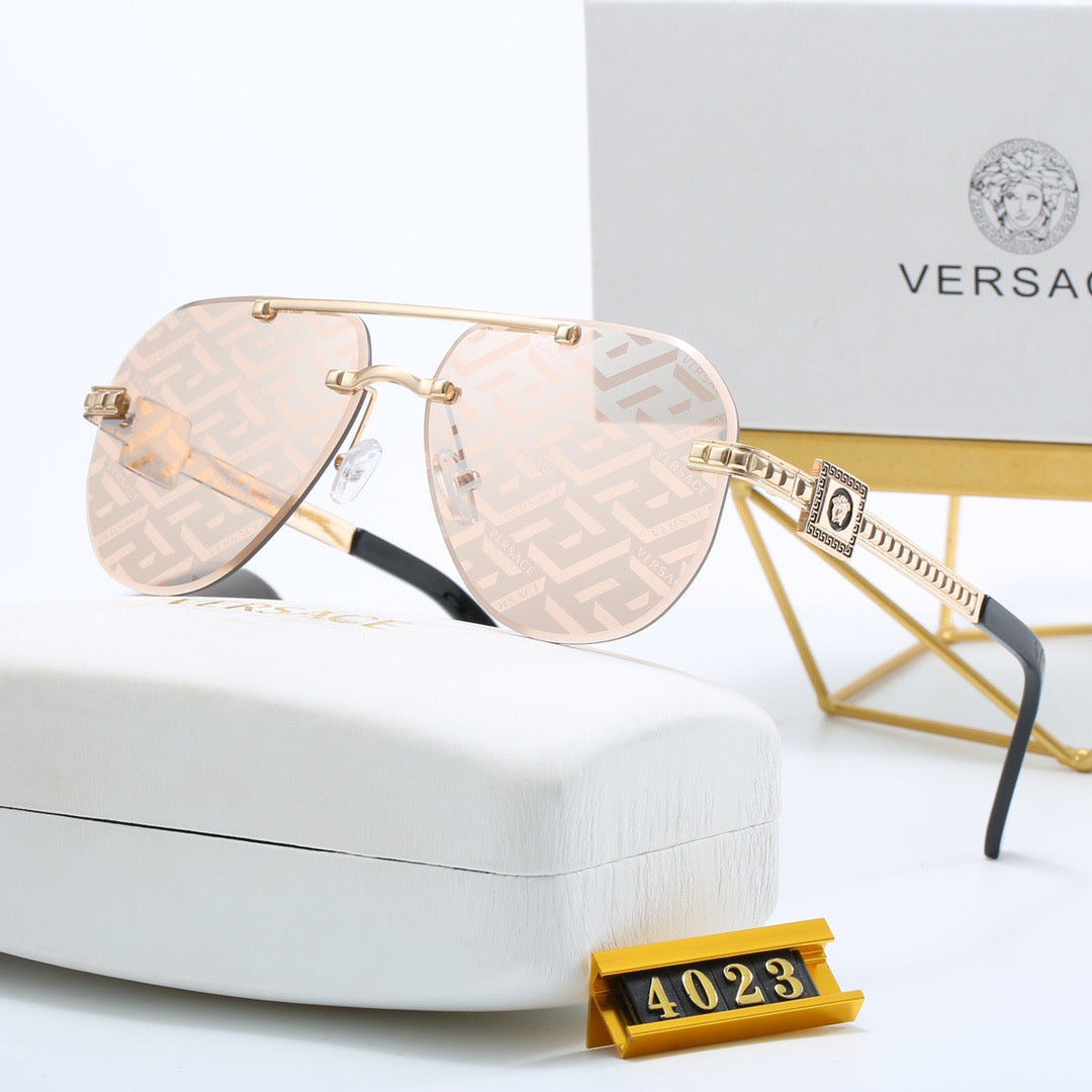 Metal aviator sunglasses 4023s-sss