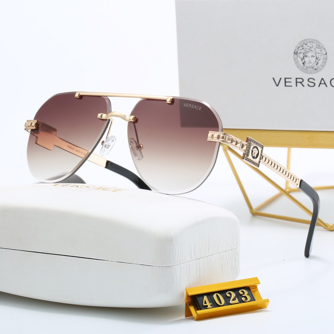 Metal aviator sunglasses 4023s-sss