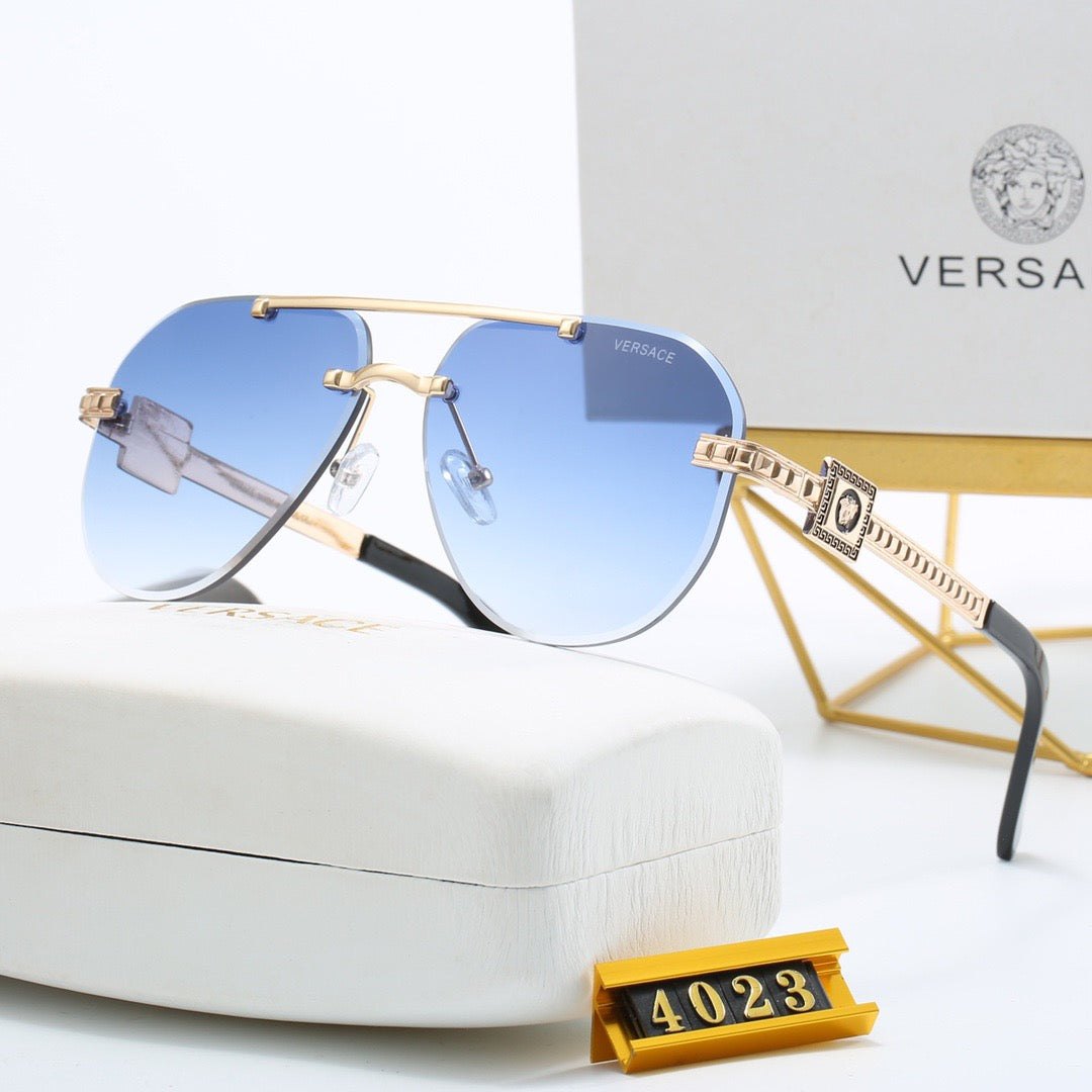 Metal aviator sunglasses 4023s-sss