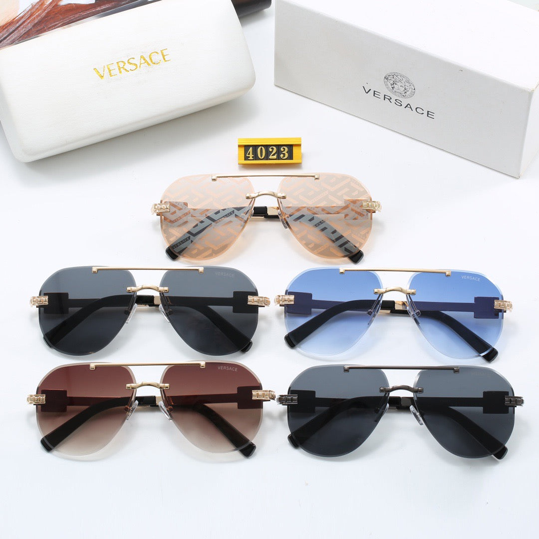Metal aviator sunglasses 4023s-sss