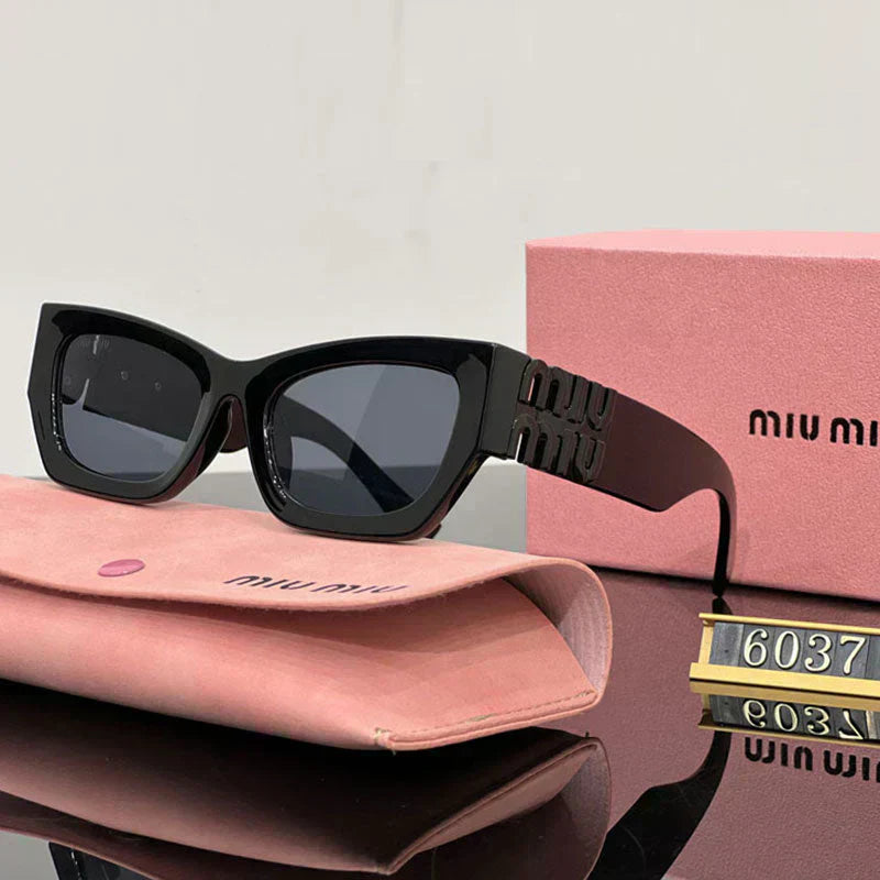 Fashion Square Cat-Eye Sunglasses 6037s-sss