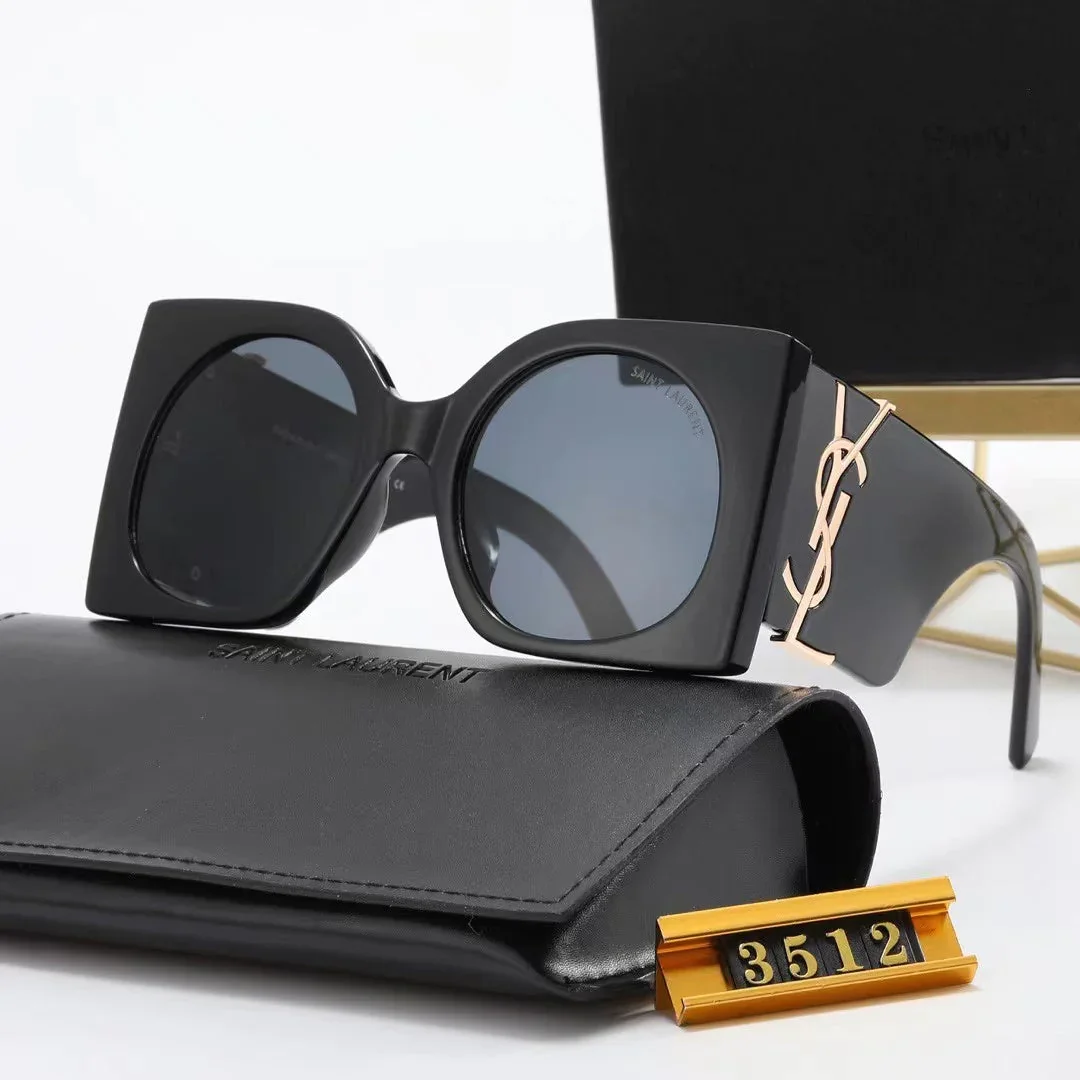 Retro large frame sunglasses 3512s-sss
