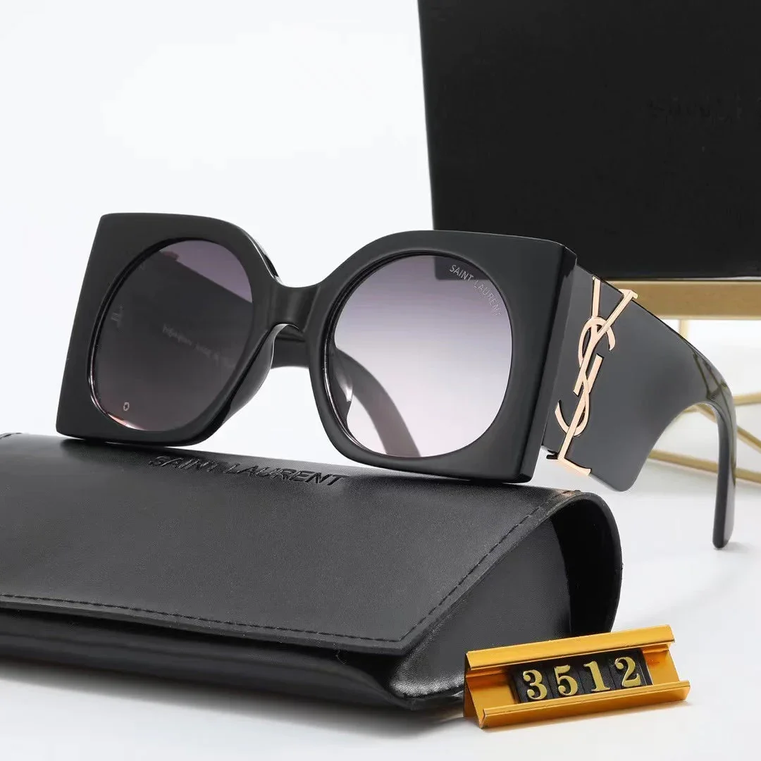 Retro large frame sunglasses 3512s-sss