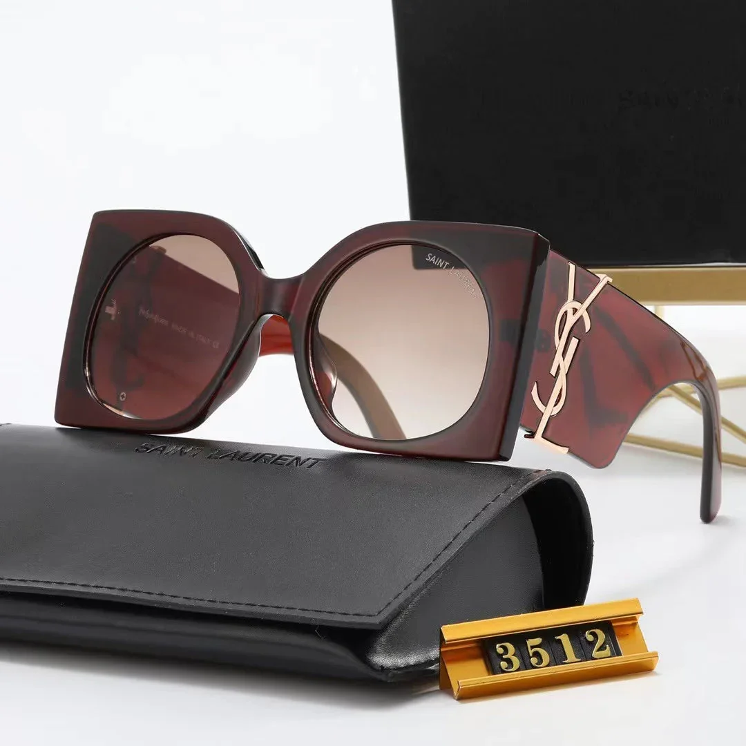 Retro large frame sunglasses 3512s-sss