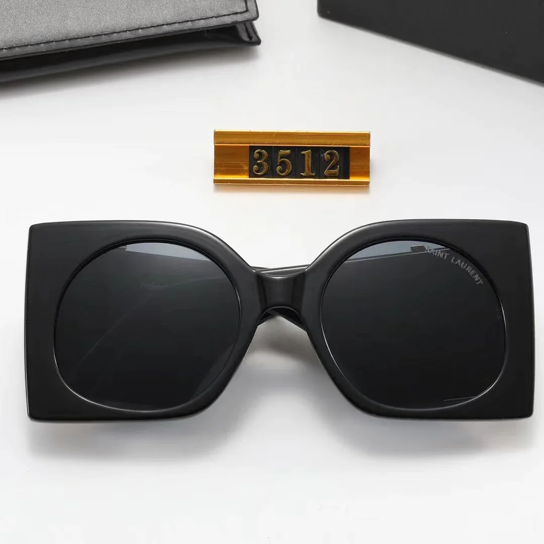 Retro large frame sunglasses 3512s-sss