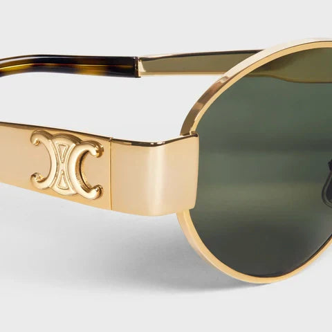 Oval-frametone METAL SUNGLASSESs-sss