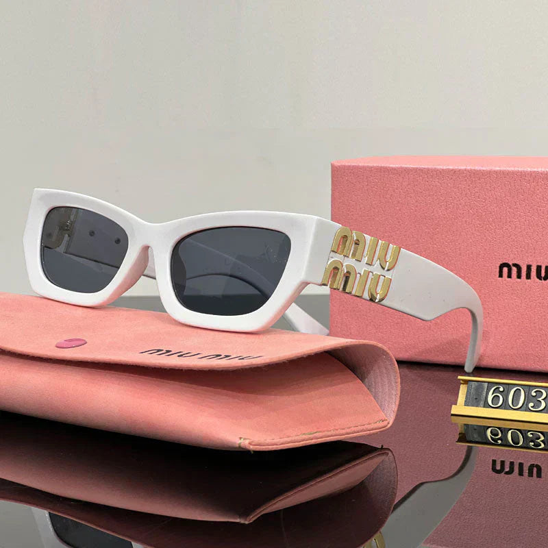 Fashion Square Cat-Eye Sunglasses 6037s-sss