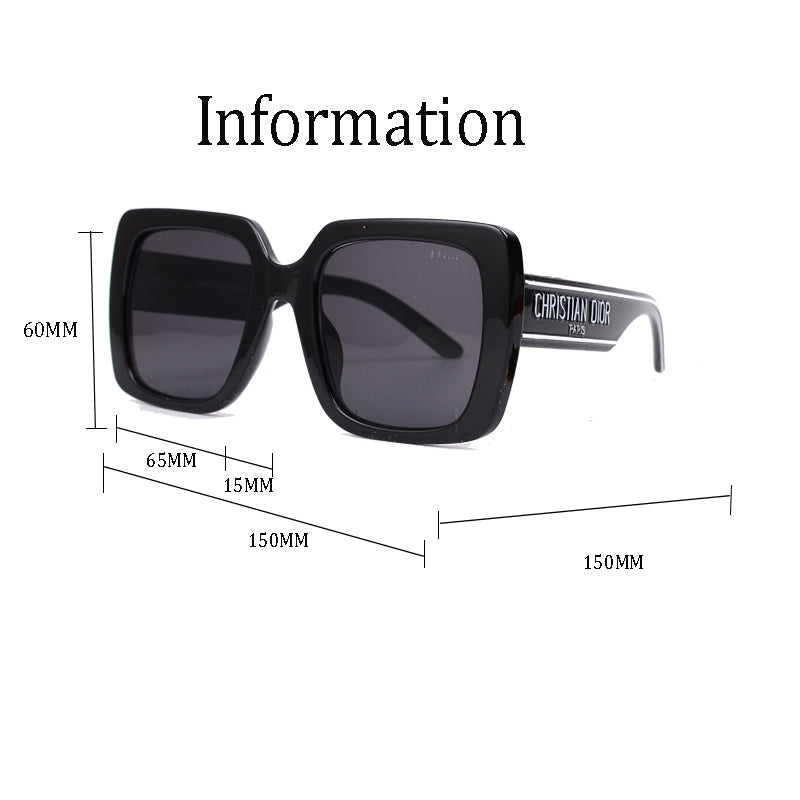 Luxury Large Frame Sunglasses Y-535s-sss