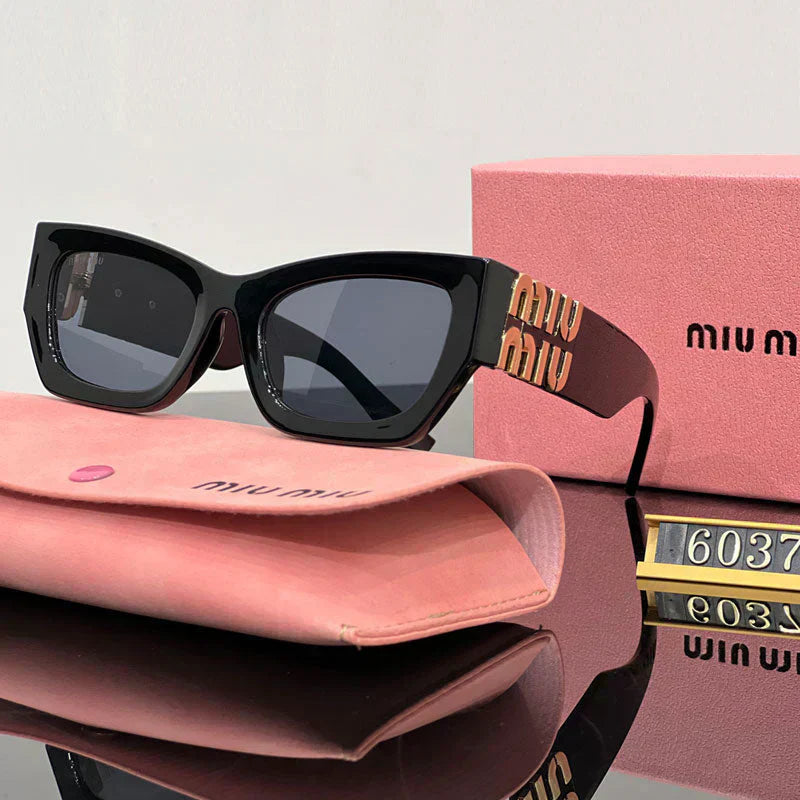 Fashion Square Cat-Eye Sunglasses 6037s-sss