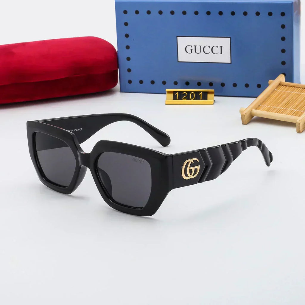 RECTANGULAR-FRAME SUNGLASSES 1201s-sss