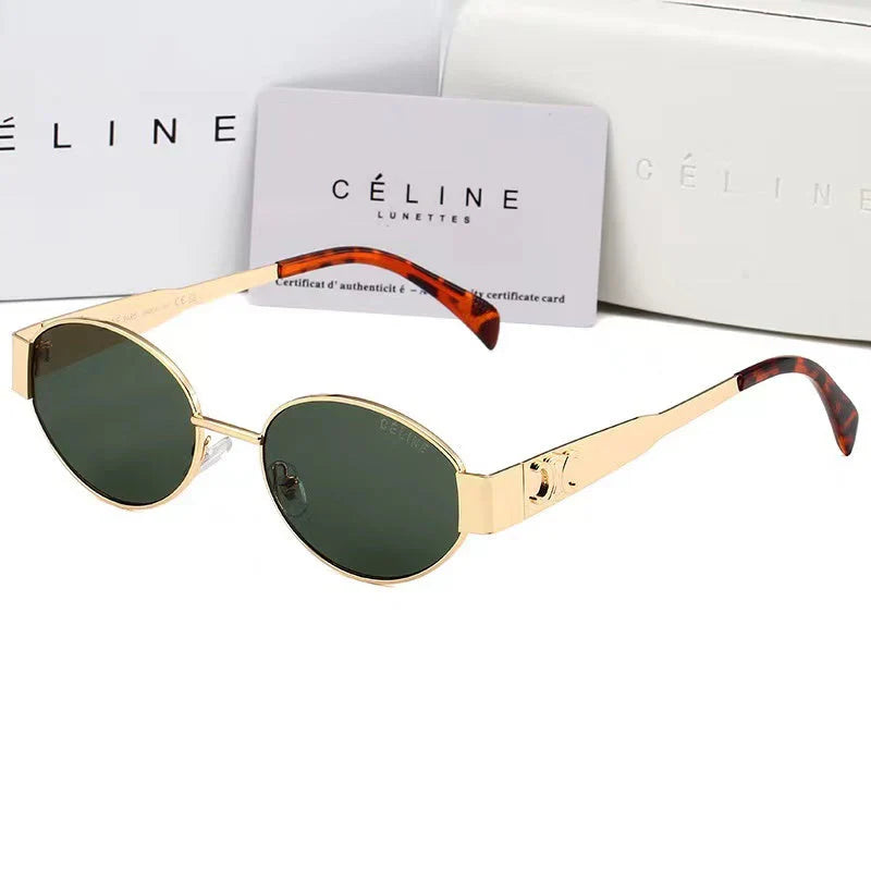 Oval-frametone METAL SUNGLASSESs-sss
