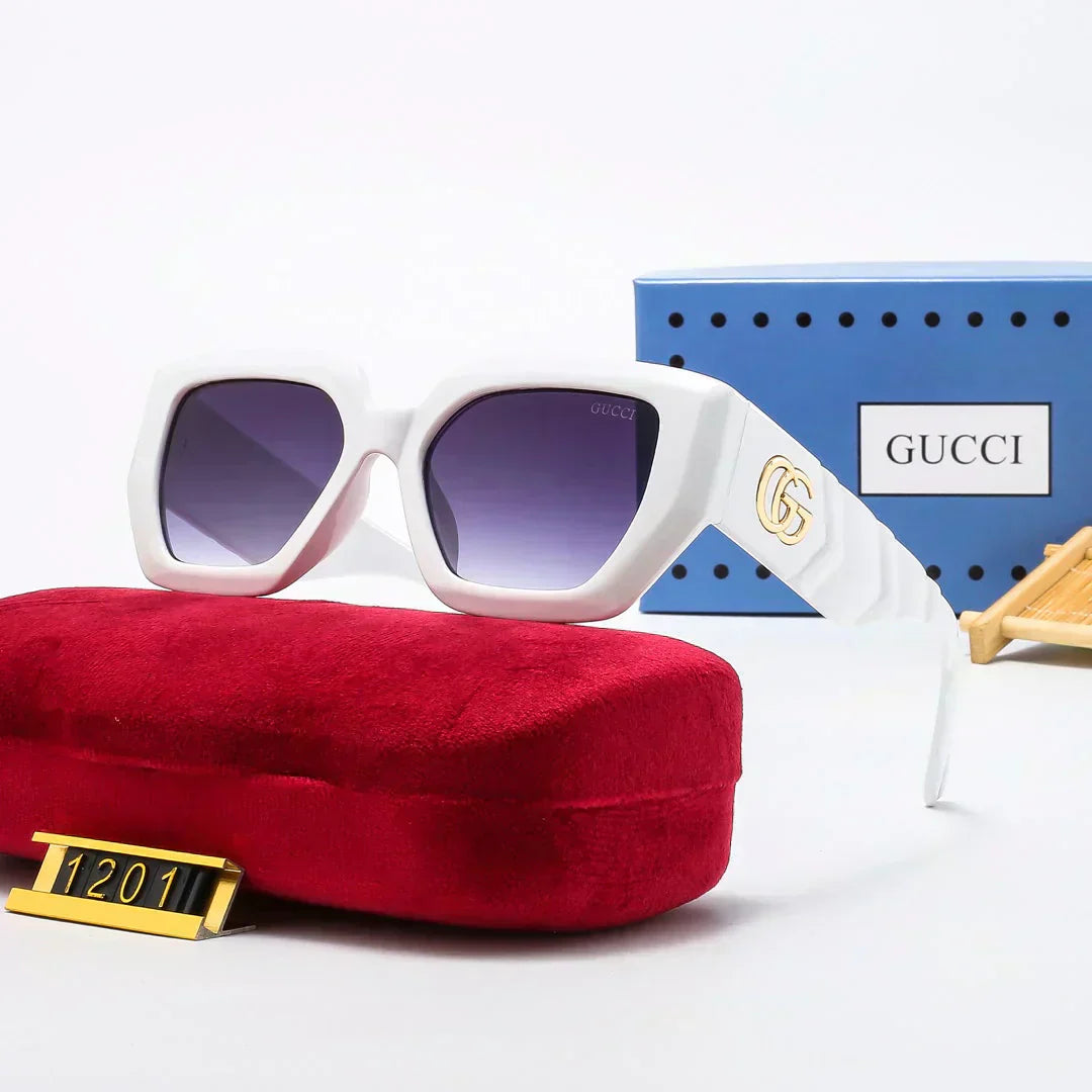 RECTANGULAR-FRAME SUNGLASSES 1201s-sss