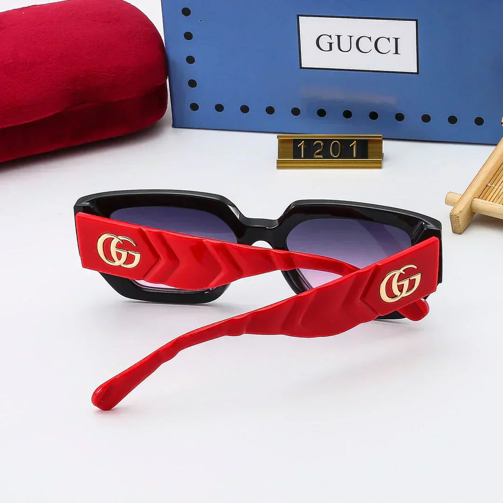 RECTANGULAR-FRAME SUNGLASSES 1201s-sss