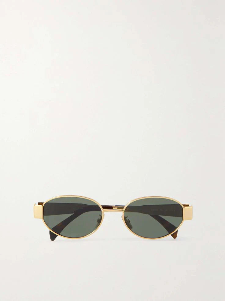 Oval-frametone METAL SUNGLASSESs-sss