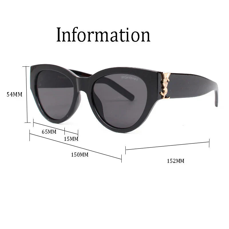 Luxury Large Frame Sunglasses Y-019s-sss