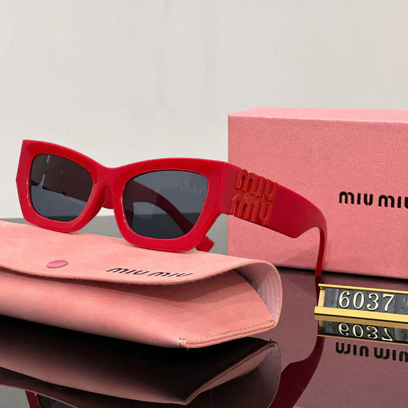 Fashion Square Cat-Eye Sunglasses 6037s-sss