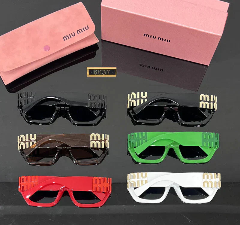 Fashion Square Cat-Eye Sunglasses 6037s-sss