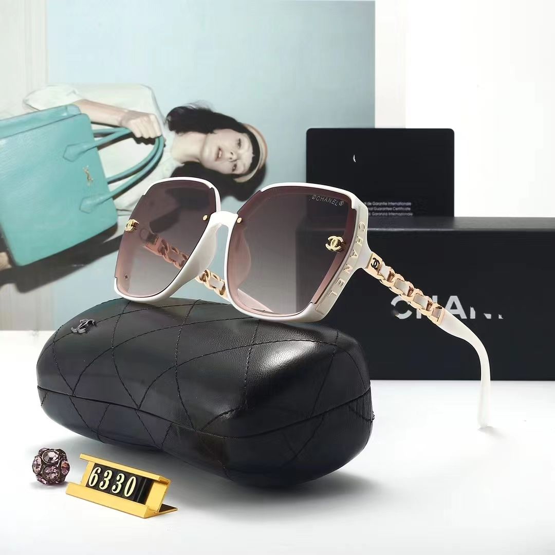 Women's Fashion Full Frame Letter Sunglasses 6330s-sss