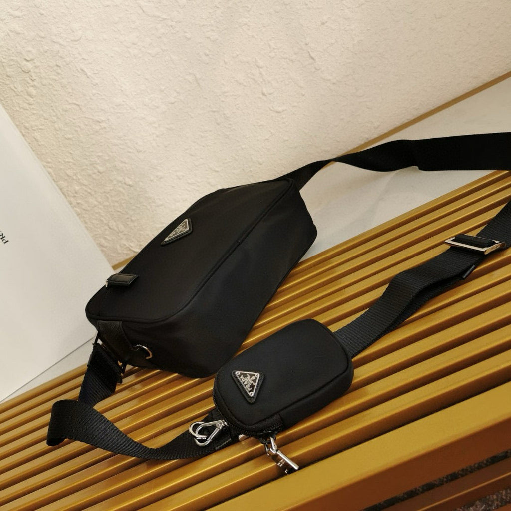Prada Re-Nylon Black Shoulder Bag