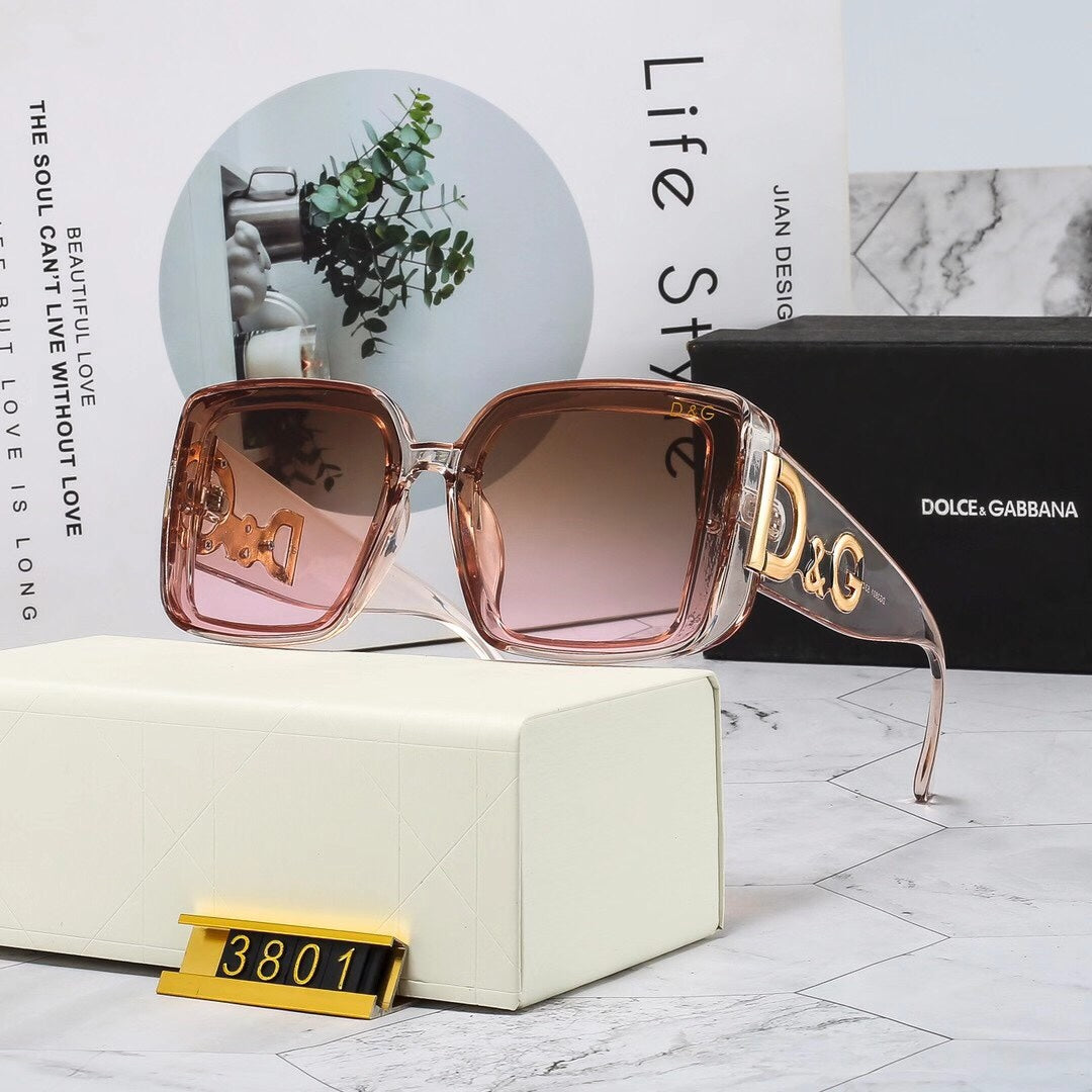 Woman's Thick Frame Fashion Sunglasses 3801s-sss