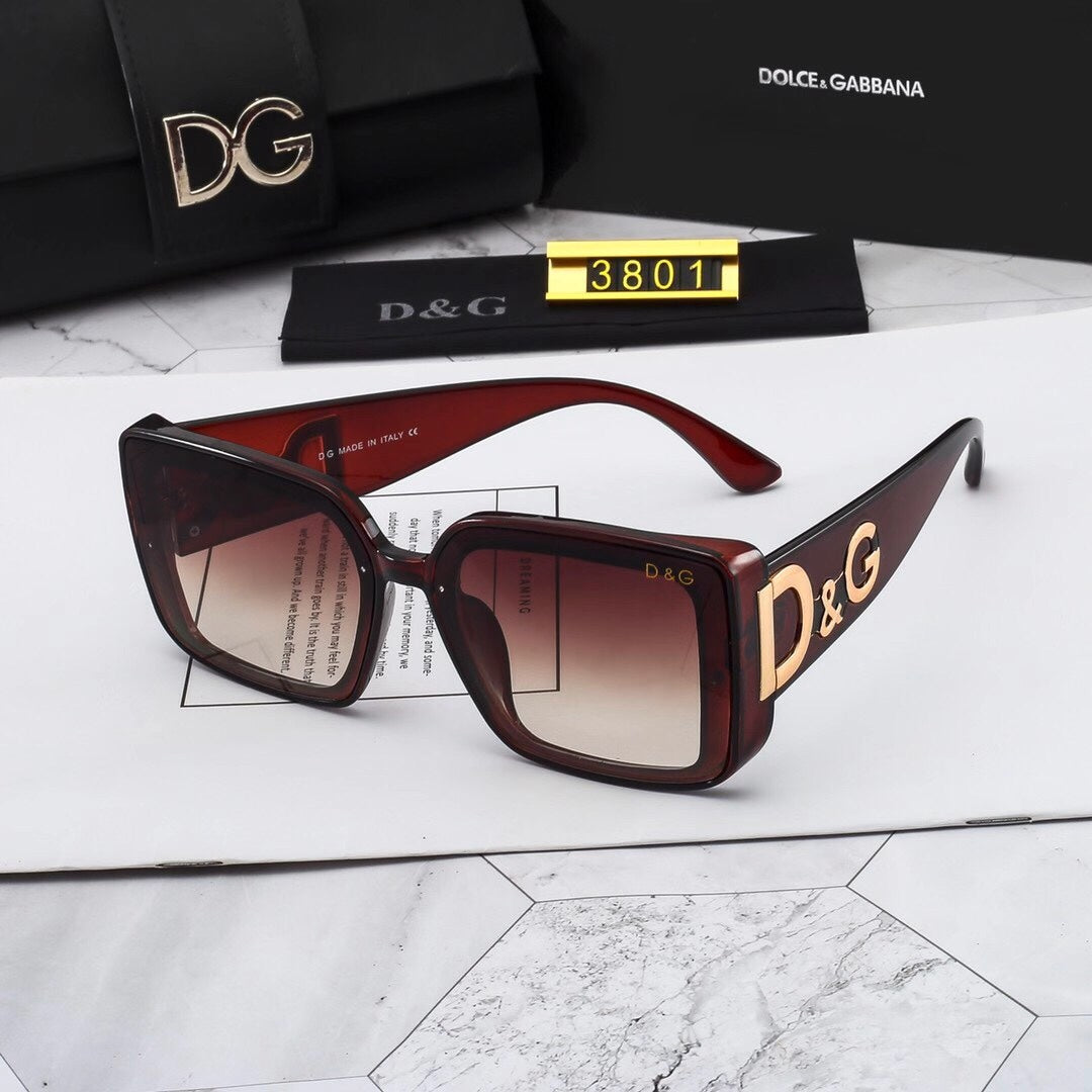 Woman's Thick Frame Fashion Sunglasses 3801s-sss
