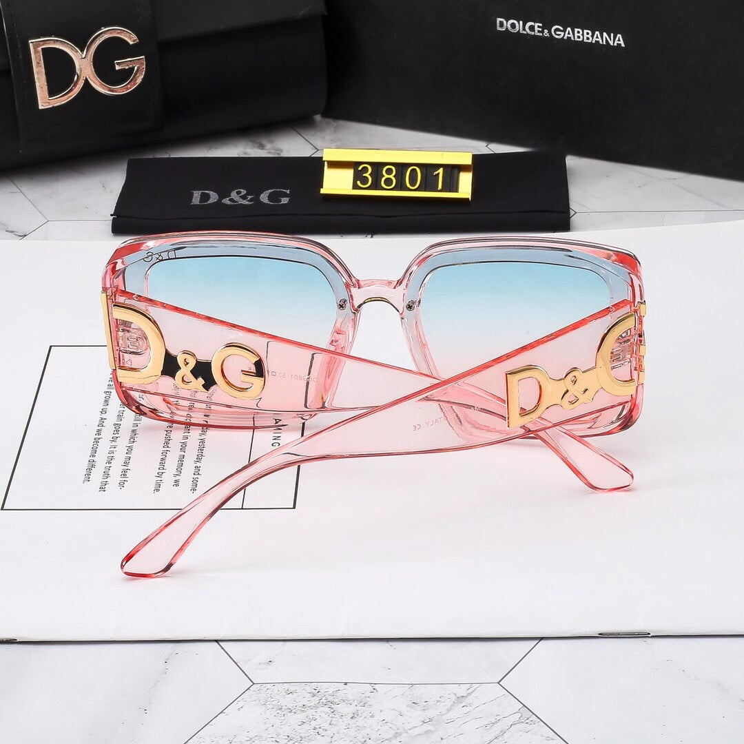 Woman's Thick Frame Fashion Sunglasses 3801s-sss