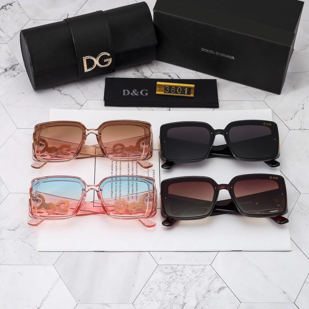 Woman's Thick Frame Fashion Sunglasses 3801s-sss