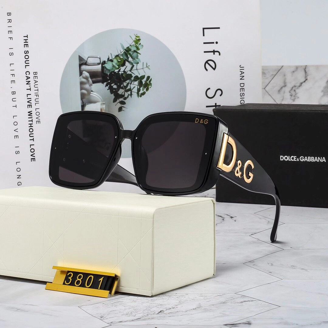 Woman's Thick Frame Fashion Sunglasses 3801s-sss