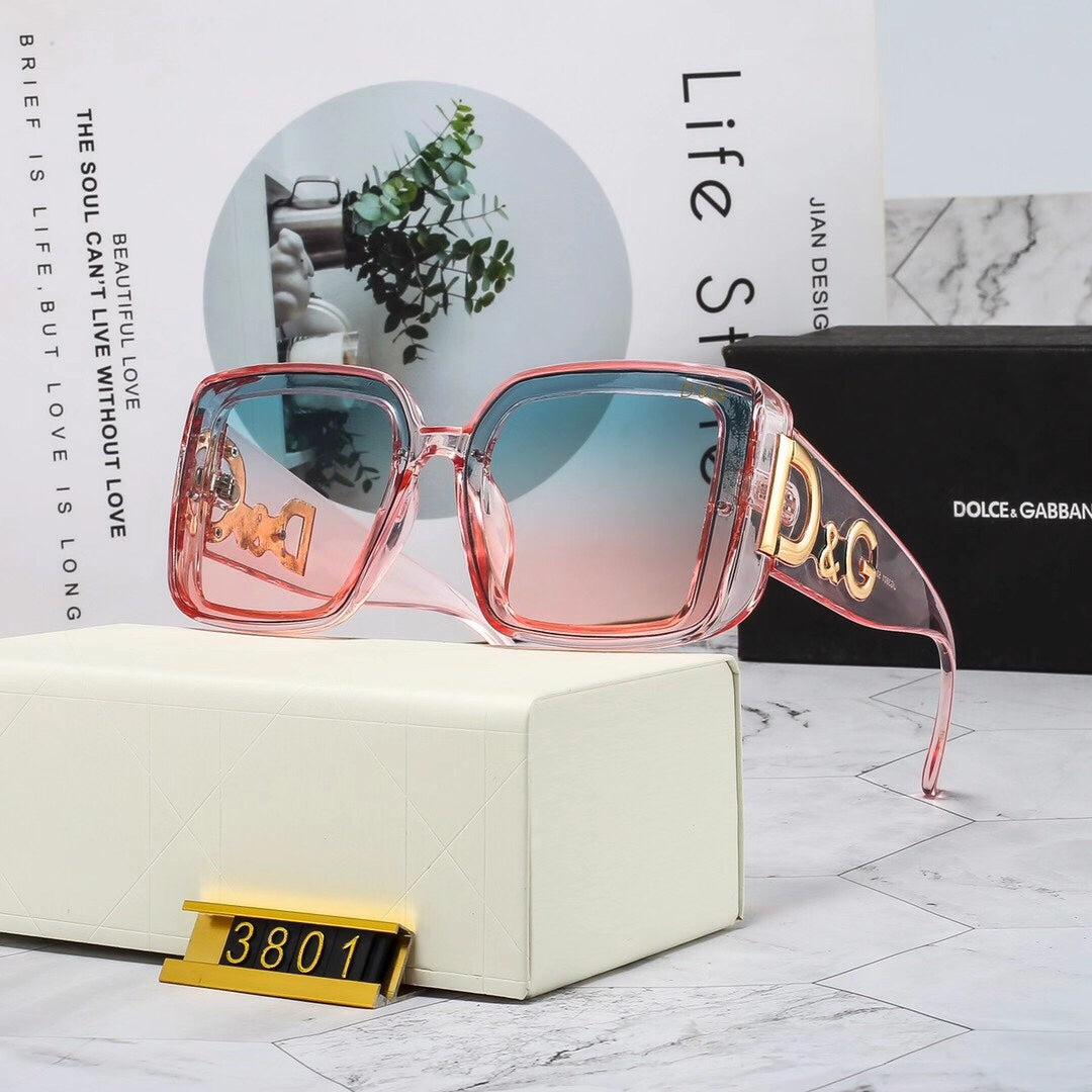 Woman's Thick Frame Fashion Sunglasses 3801s-sss