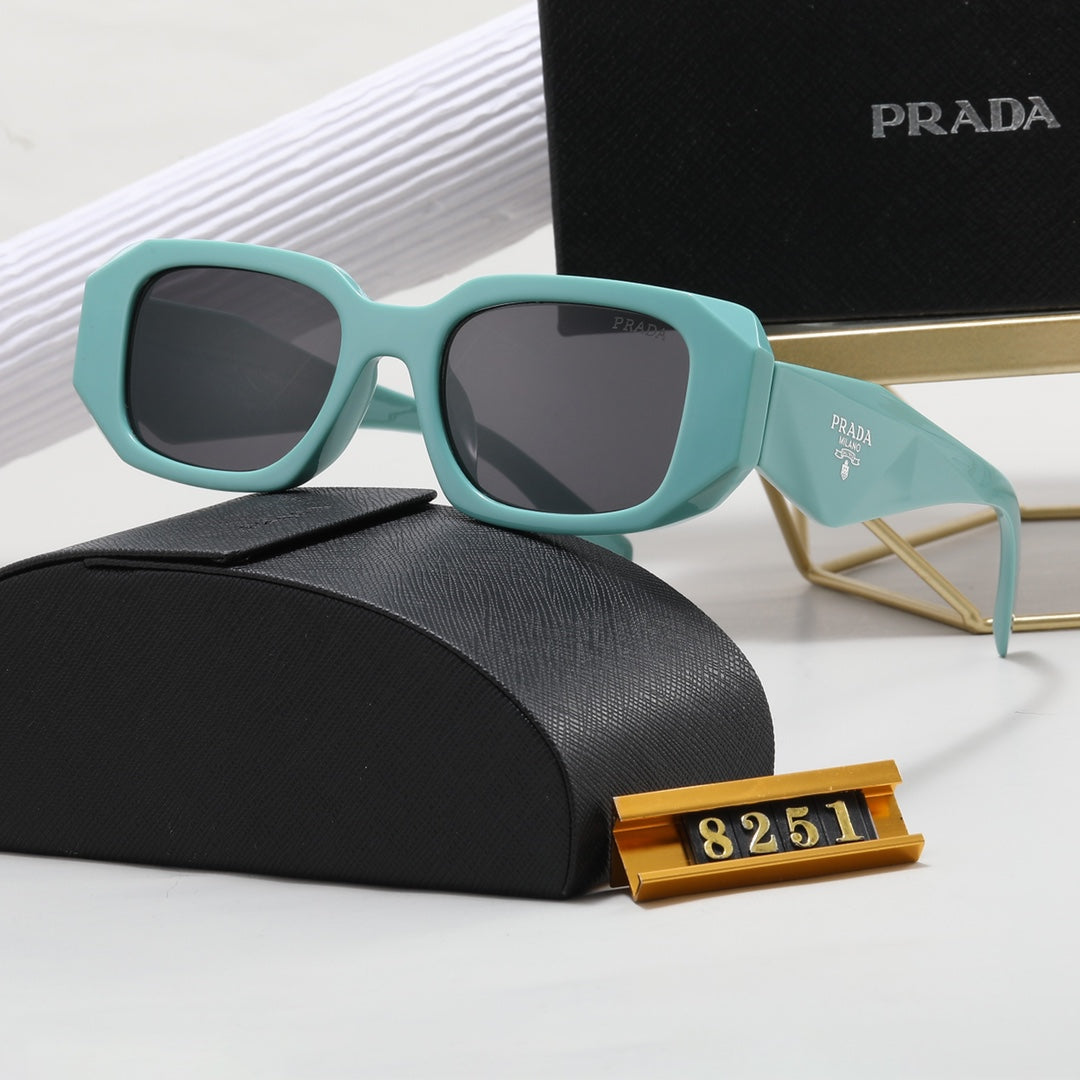 Polygonal Retro Unisex Sunglasses 8251s-sss