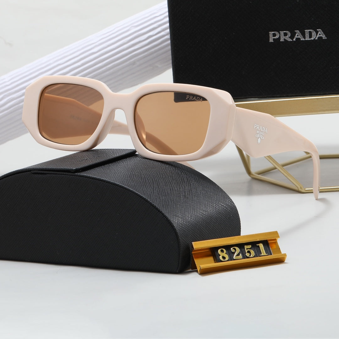 Polygonal Retro Unisex Sunglasses 8251s-sss