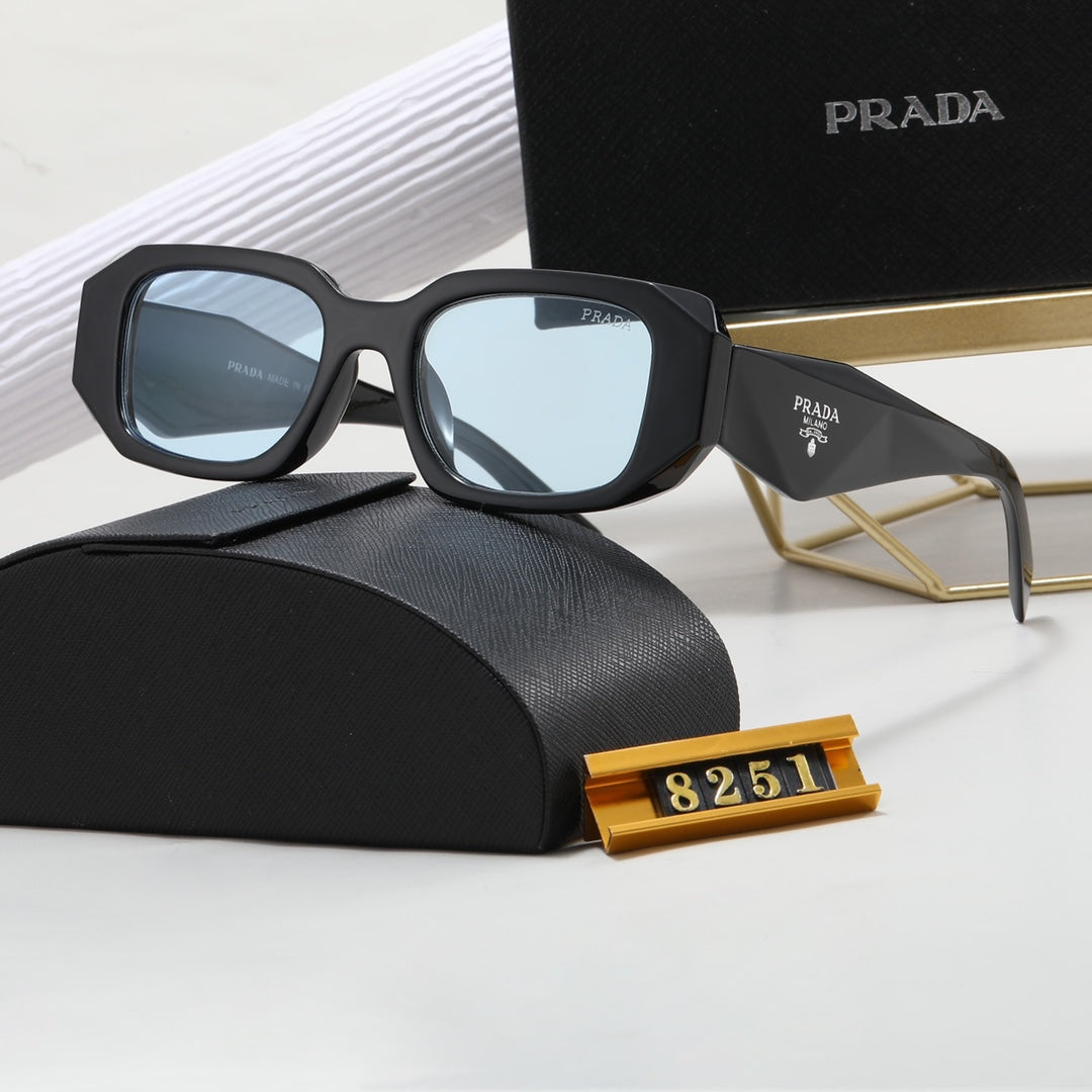 Polygonal Retro Unisex Sunglasses 8251s-sss