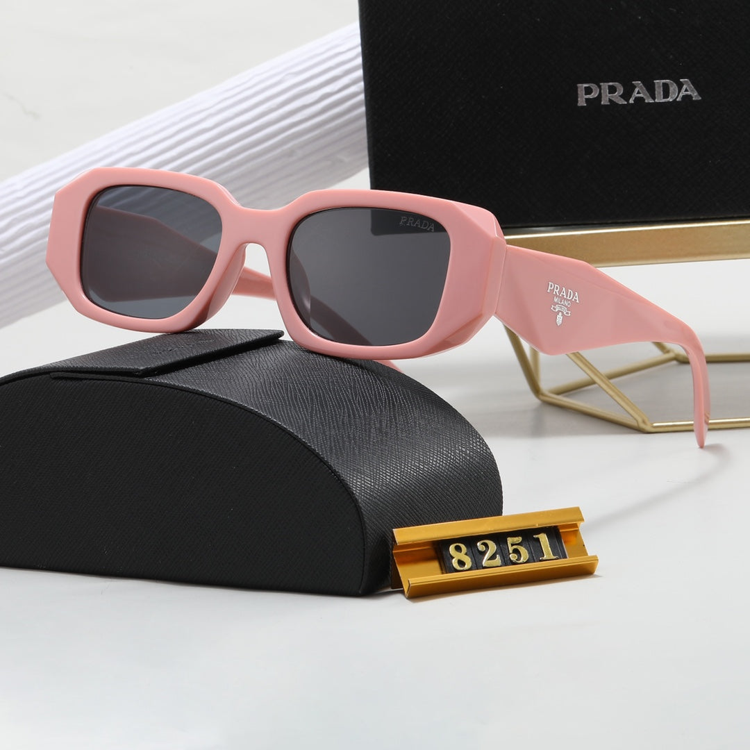 Polygonal Retro Unisex Sunglasses 8251s-sss