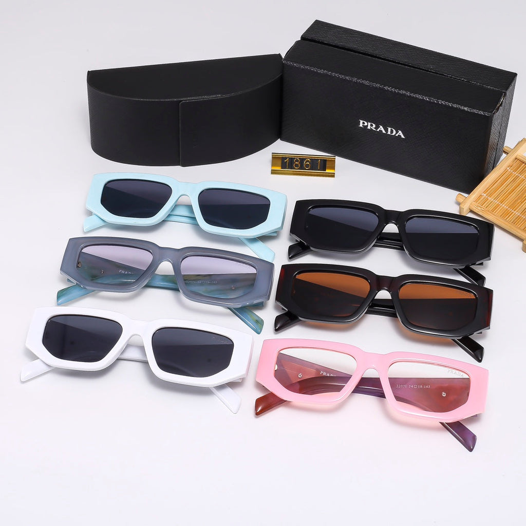 Retro Polygonal Mesh Unisex Sunglasses 1861s-sss